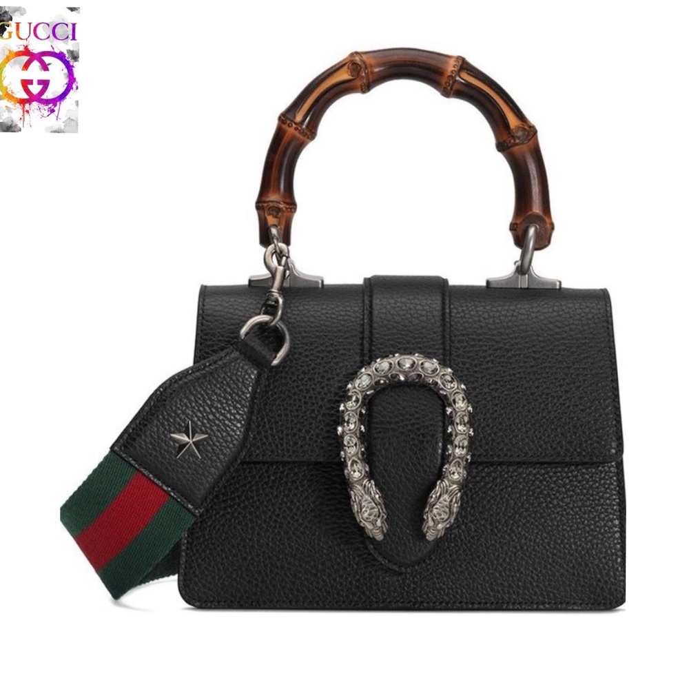 Gucci Dionysus Handbag (Size-Medium) Bamboo Top Handle